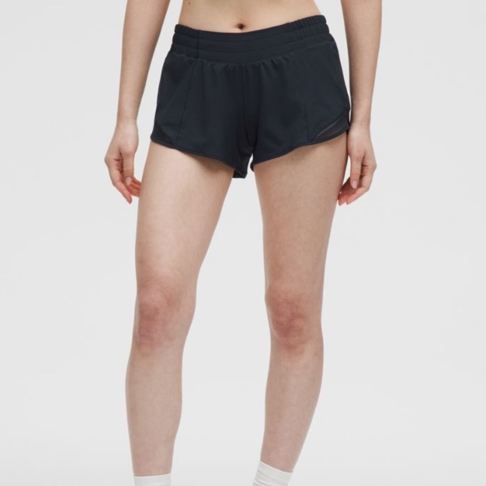 Lululemon Athletica Navy LR 2.5 Hotty Hot Shorts